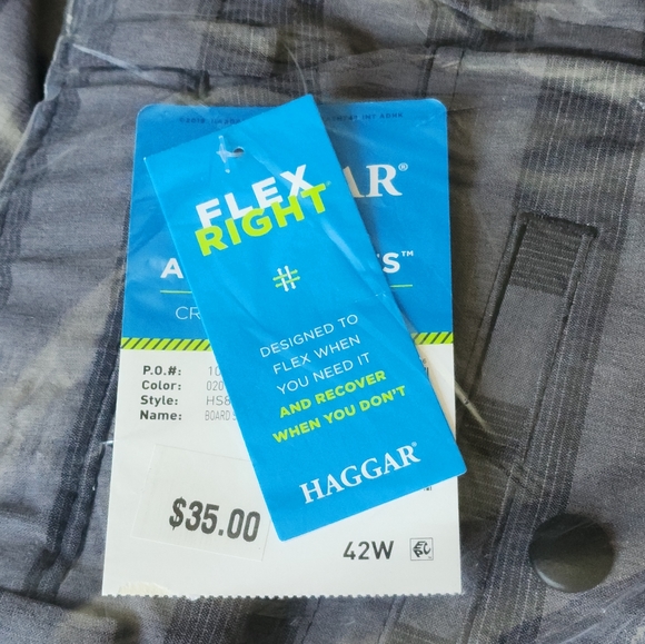 NWT Haggar Shorts Size 42 Waist - Picture 3 of 8